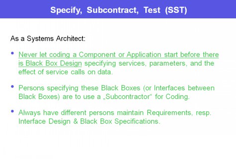 Specify, Subcontract, Test (SST).3